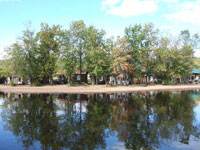 Shoreline and reflection